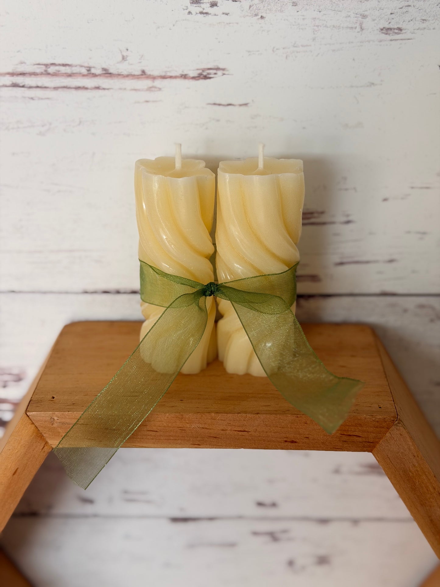 Small Pillar Candle Pair