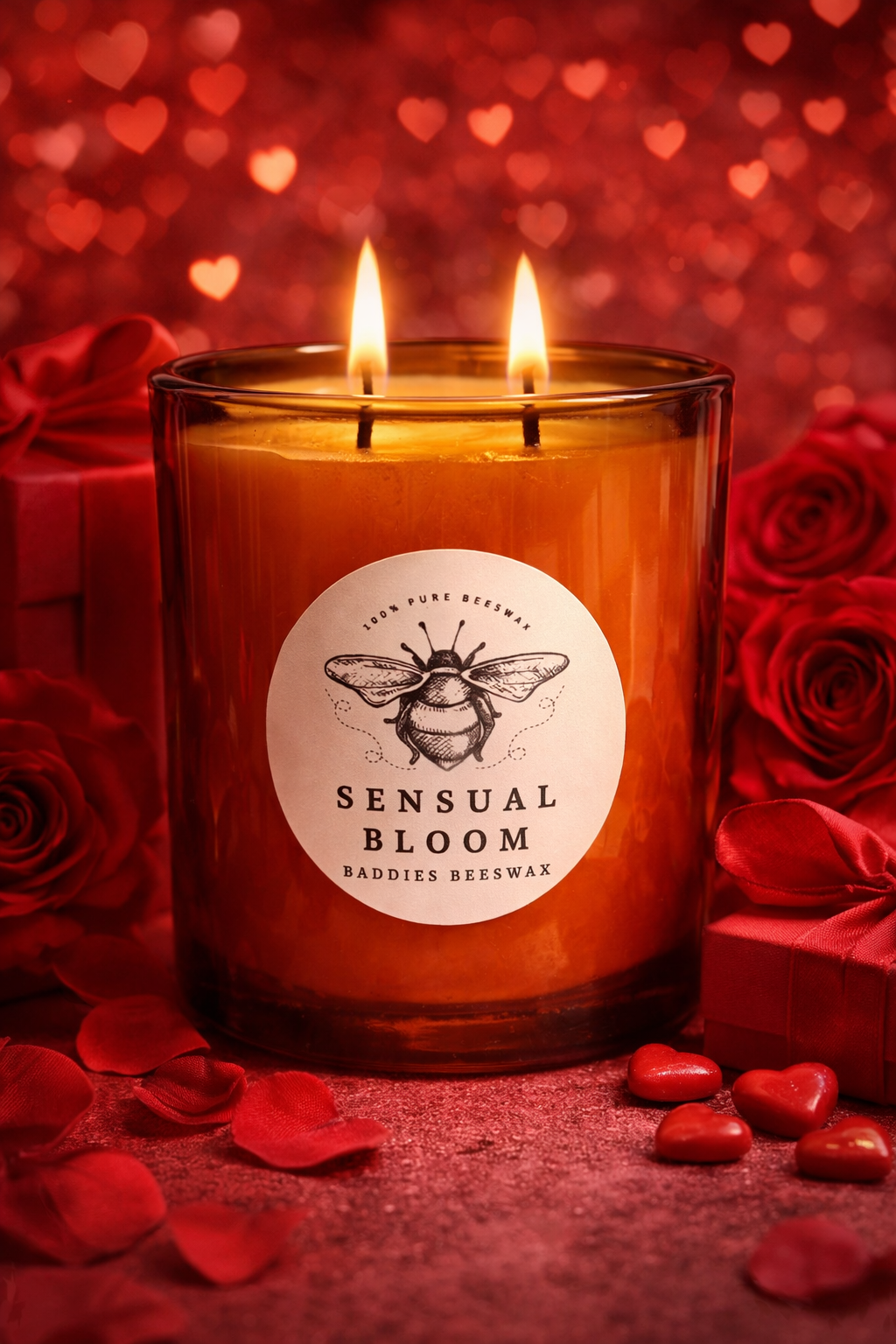 Sensual Bloom Beeswax Candle